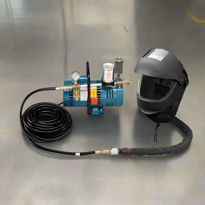 EZ Air Flex Grinding/Welding Air Shield SAR System | 50' Hose | Allegro