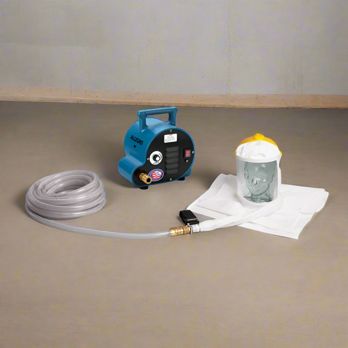 Hood Breathing Air Blower Respirator Systems | Double Bib Tyvek | Allegro