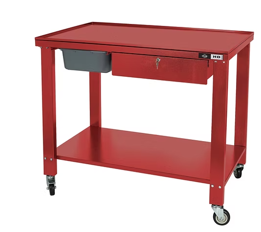 American Forge &amp; Foundry AFF 48″ × 31″ Tear-Down Table – 1,100 lb Heavy-Duty Workbench