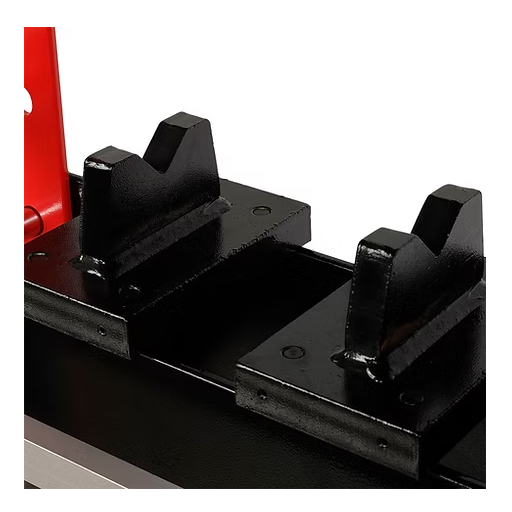 American Forge & Foundry AFF AFF 30 Ton Shop Press – Foot Air/Manual Pump, Hydraulic Ram, Guard & 10-Pc Adapter Set, Super Duty 852ASD