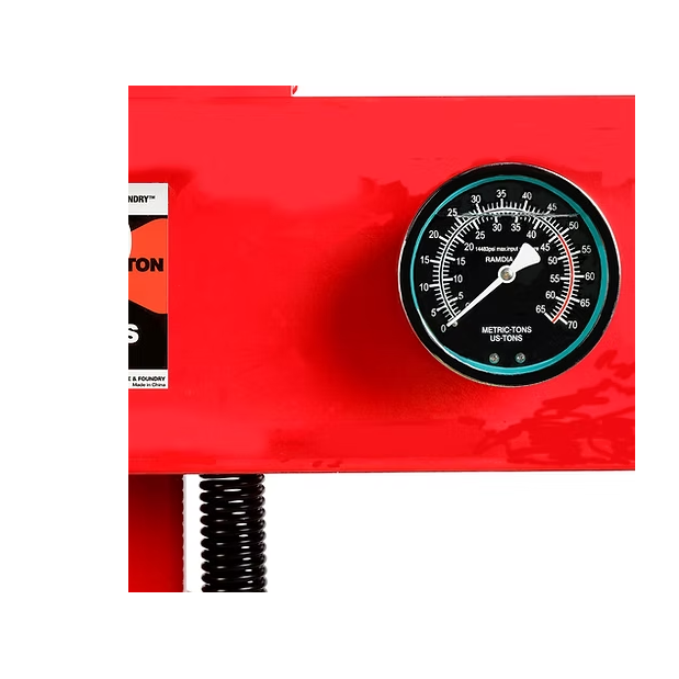 American Forge & Foundry AFF 50 Ton Shop Press – Air/Manual 2-Speed Pump with Hydraulic Ram 837