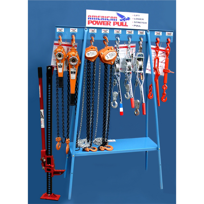 American Power Pull Chain Puller Display CH-1 — Tool Display Stand for Chain Pullers