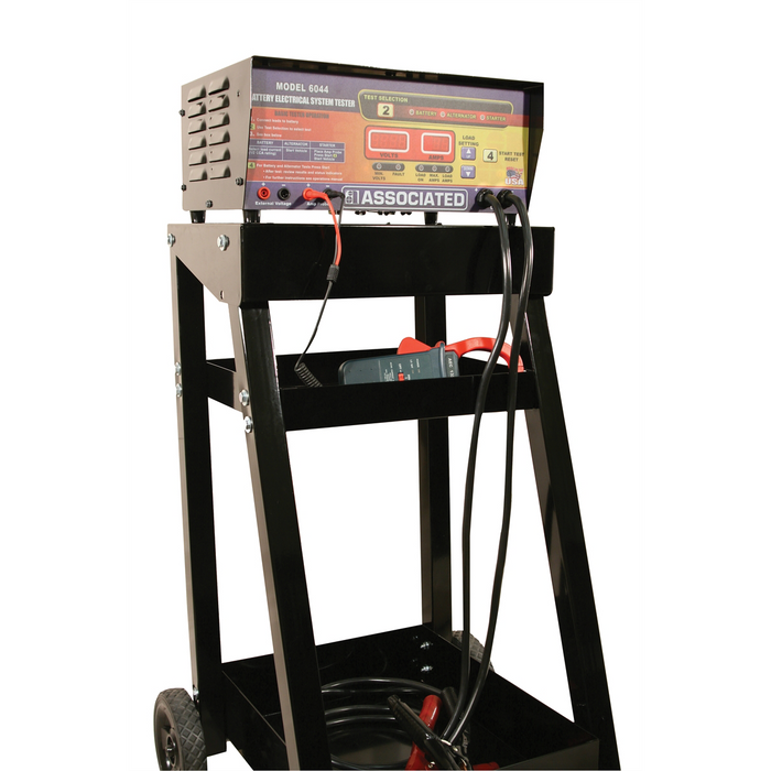 Associated 12V Automatic Battery and 12/24V Electrical System Analyzer with Cart