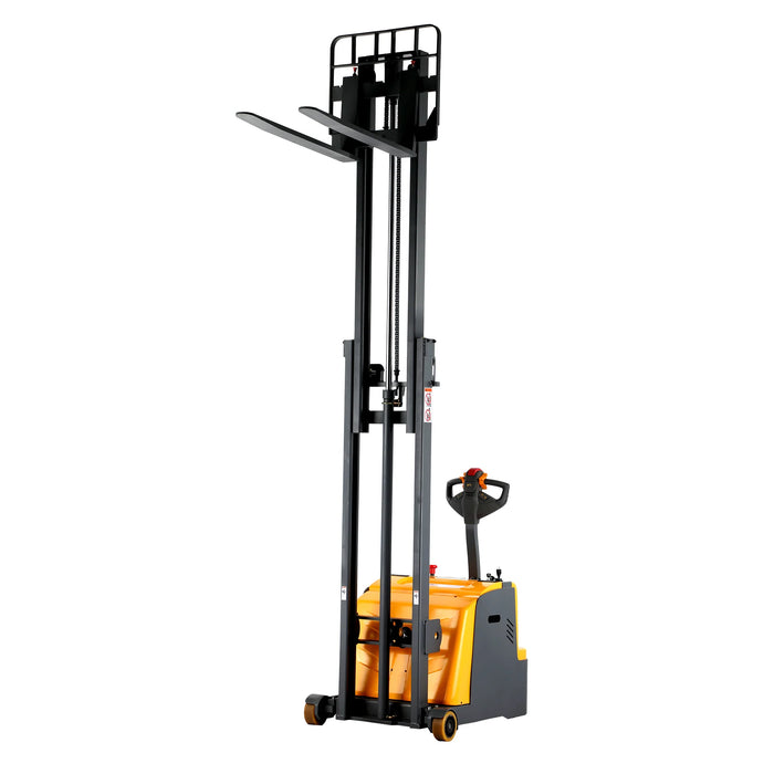 Electric Stacker | Counterbalanced | 1200 lbs. Capacity | 118'' Lifting | Apollolift A-3031