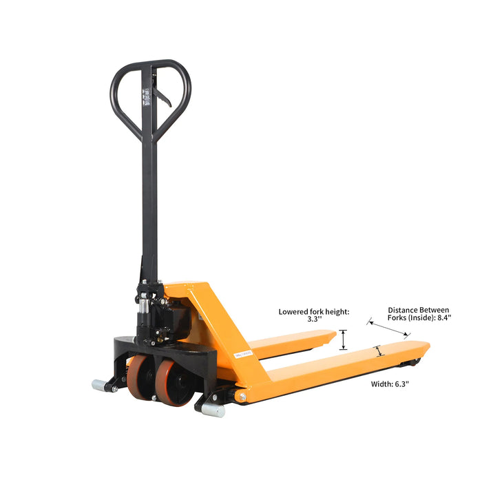 Pallet Jack | 2200 lbs. Capacity | 45'' x 21''  | 31.5'' Lift Height | Apollolift A-1014