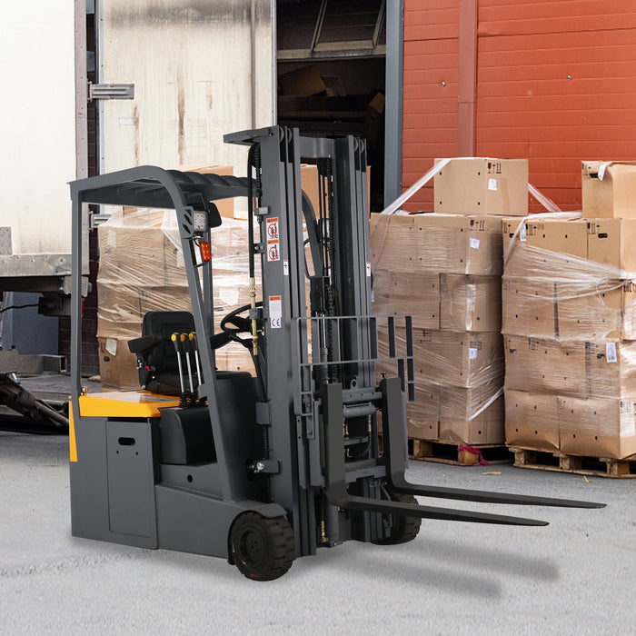 Apollo Lift 3 Wheels Electric Forklift 189" Max. Lifting Height 3300 lbs Lead Acid A-3045