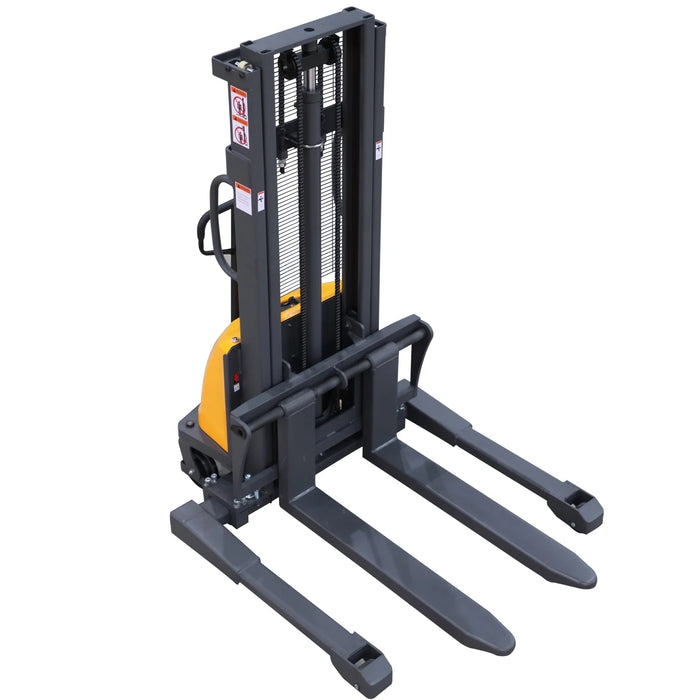 Electric Straddle Stacker | 3300 lbs. Capacity | 118'' Lifting Height | Apollolift A-3012