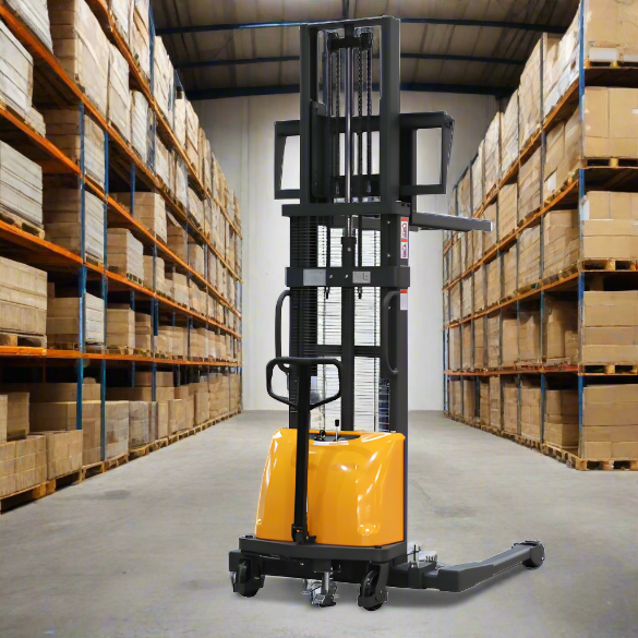 Electric Straddle Stacker | 3300 lbs. Capacity | 98'' Lifting Height | Apollolift A-3011