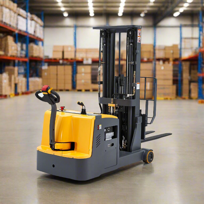 Electric Stacker | Counterbalanced | 3300 lbs. Capacity | 117'' Lifting | Apollolift A-3032