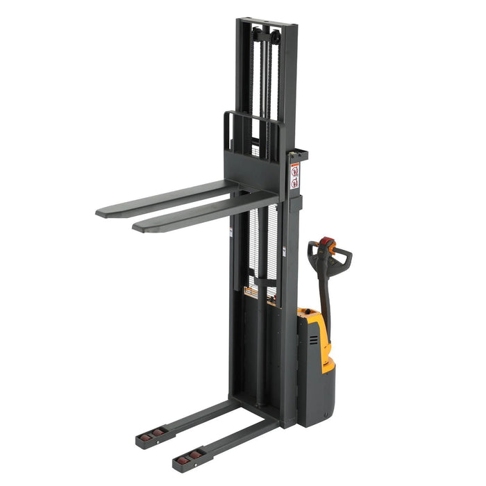 Electric Walkie Stacker | 3300 lbs. Capacity | Fixed Legs 98'' Lifting | Apollolift A-3033