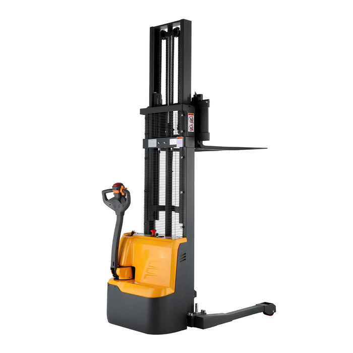 Electric Walkie Stacker | 3300 lbs. Capacity | Straddle Legs 118'' Lifting | Apollolift A-3023