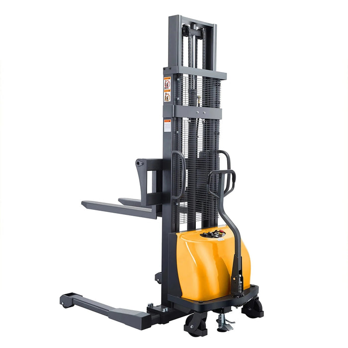 Semi-Electric Straddle Stacker | 3300 lbs. Capacity | Lifting Height 118'' | Apollolift A-3010