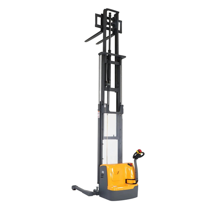 Full Electric Walkie Stacker | 3300 lbs. Capacity | Lifting Height 177'' | Apollolift A-3029