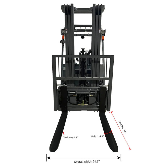 Electric Forklift | Lead Acid Battery | 6600 lbs. Capacity | Lift Height 197'' | Apollolift A-4014