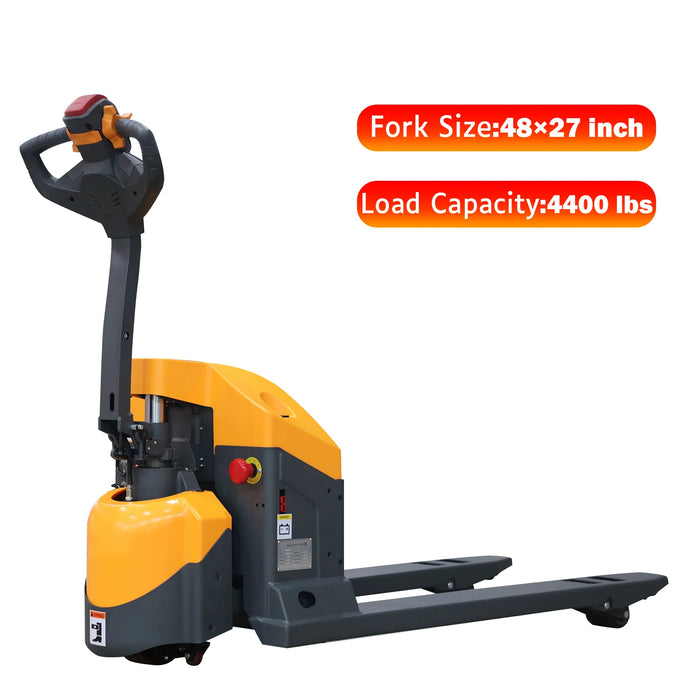 Electric Pallet Jack | 4400 lbs. Capacity | 48'' x 27'' Fork | Apollolift A-1030