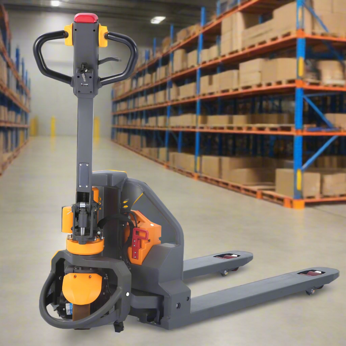 Pallet Jack | Battery Powered | 3300 lbs. Capacity | 45'' x 21'' | Apollolift A-1019