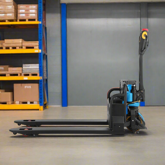 Pallet Jack | Battery Powered | 3300 lbs. Capacity | 45'' x 21'' | Apollolift A-1021