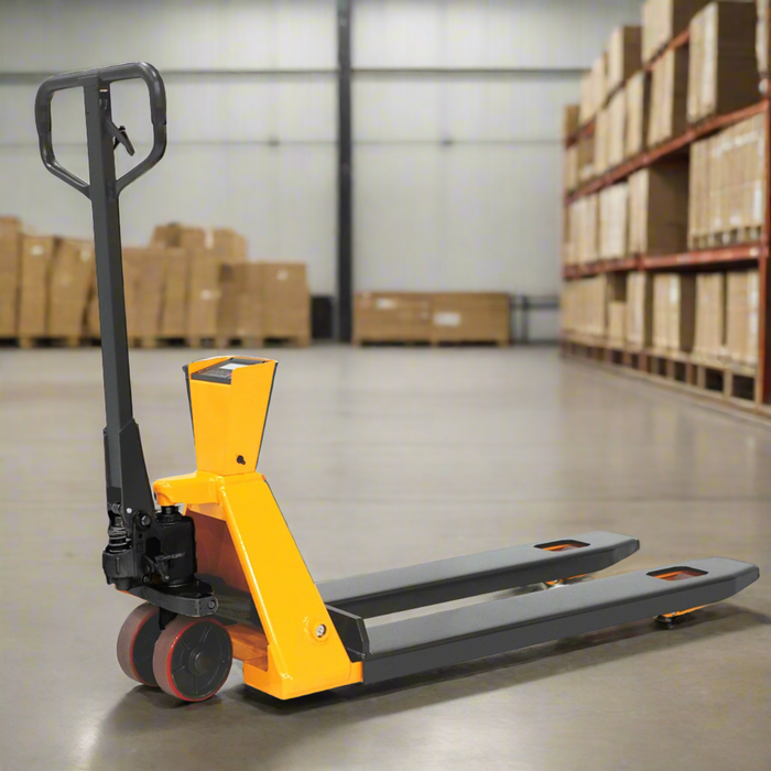 Pallet Jack w/ Scale | 4400 lbs. Capacity | 45'' x 27'' | Apollolift A-1032