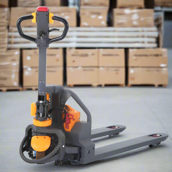 Electric Pallet Jack | Lithium Battery | 3300 lbs. Capacity | 48'' x 27''  | Apollolift A-1018