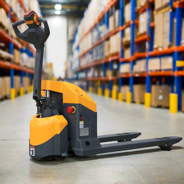 Pallet Jack | Electric | 3300 lbs. Capacity | 48'' x 27'' | 7.5" Lift Height | Apollolift A-1029