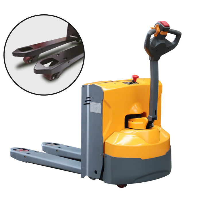 Electric Walkie Pallet Jack | 4400 lbs. Capacity | 48'' x 27'' | Apollolift A-1023