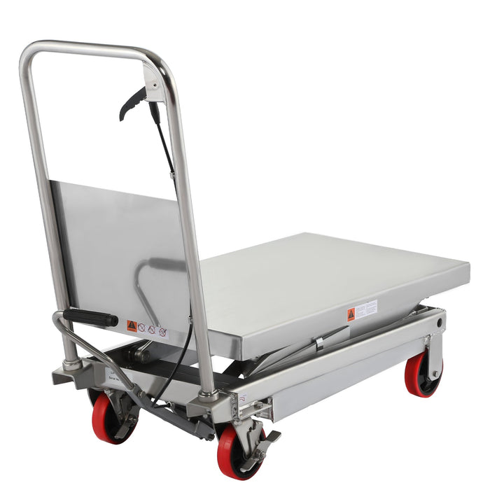 Apollo Lift Stainless Double Scissors Lift Table 35.8" x 19.7" 770 lbs. A-2009