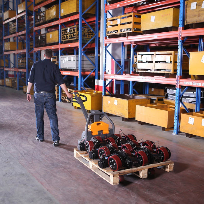Apollo Lift Electric Walkie Pallet Truck 45" x 21" 3300 lbs. A-1019