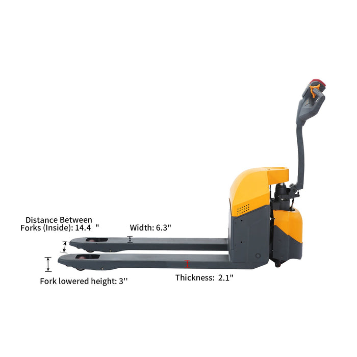 Apollo Lift Electric Walkie Pallet Truck 48" x 27" 4400 lbs.   A-103001