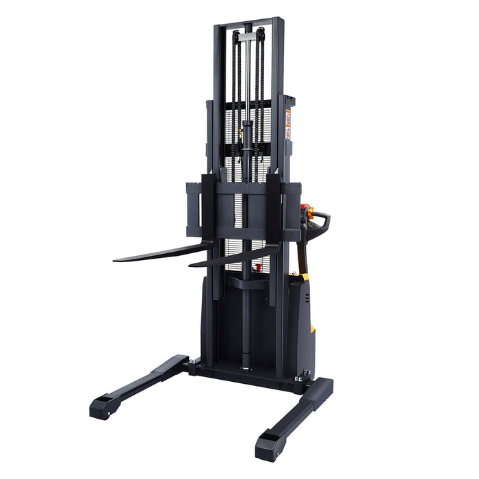 Apollo Lift Electric Walkie Straddle Stacker 118'' Max.Lifting Height 3300 lbs A-3028