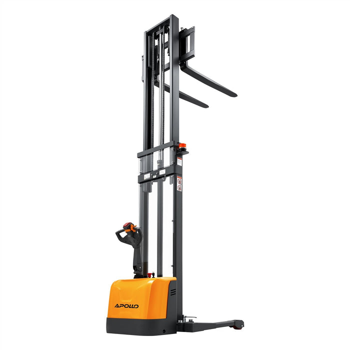 Apollo Lift Full Electric Straddle Stacker 138'' Max.Lifting Height 3300 lbs A-3051