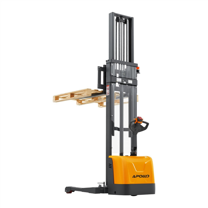 Apollo Lift Full Electric Straddle Stacker 138'' Max.Lifting Height 3300 lbs A-3051