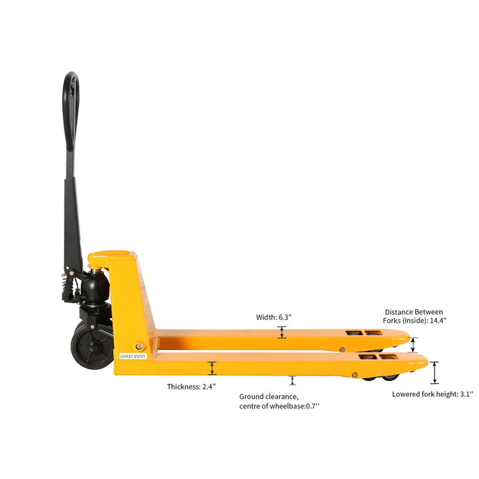 Apollo Lift Heavy Duty Hand Pallet Jack 48" x 27" 11000 lbs. A-1013