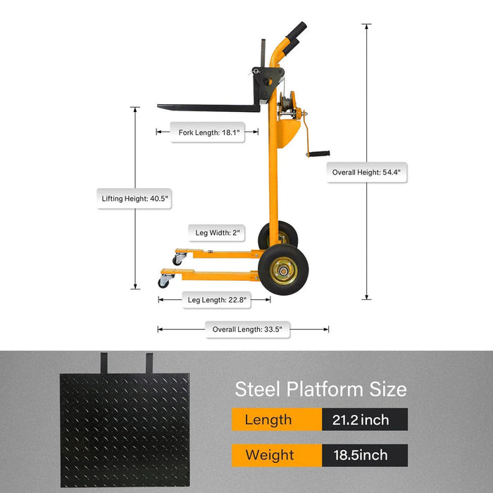 Apollo Lift Manual Stacker 330 lbs A-7005