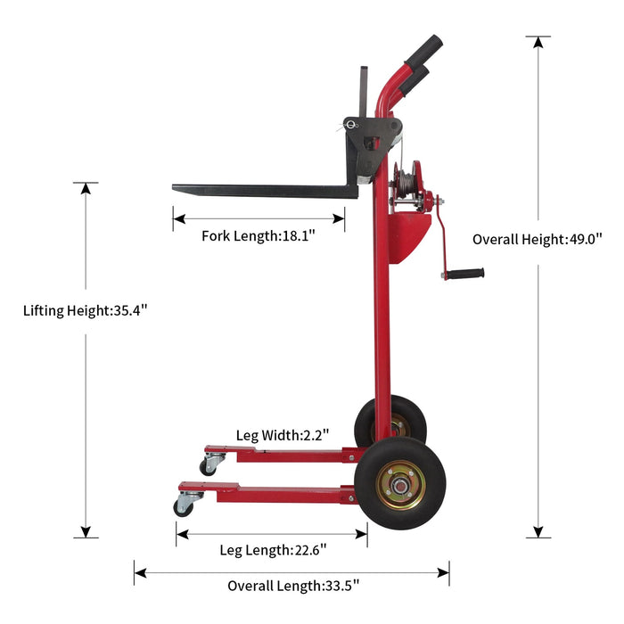 Apollo Lift Manual Stacker 440 lbs A-7003