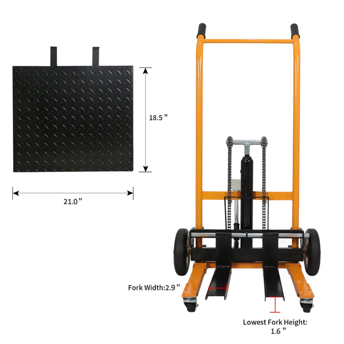 Apollo Lift Mini Hydraulic Stacker Truck 440 lbs. A-7004