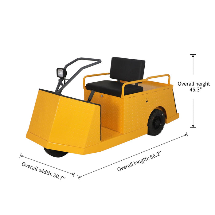 Apollo Lift Seated Electric Tow Tractor 86.2" L x 30.7" W x 45.3" H 1100 lbs.A-6002