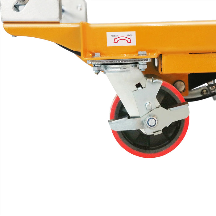 Single Scissor Lift Table | 1100 lbs Capacity | Lifting Height 35.4'' | Apollolift A-2002