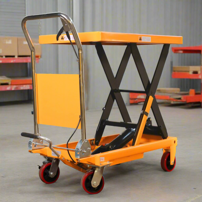 Single Scissor Lift Table | 1100 lbs Capacity | Lifting Height 35.4'' | Apollolift A-2002