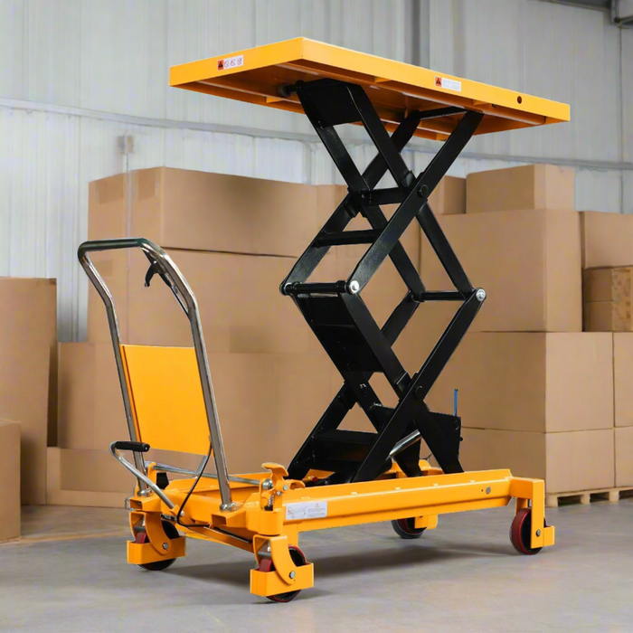 Double Scissor Lift Table | 1760 lbs Capacity | Lifting Height 59'' | Apollolift A-2010