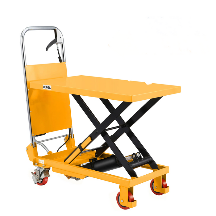 Single Scissor Lift Table | 330 lbs Capacity | Raised Height 29'' | Apollolift A-2016