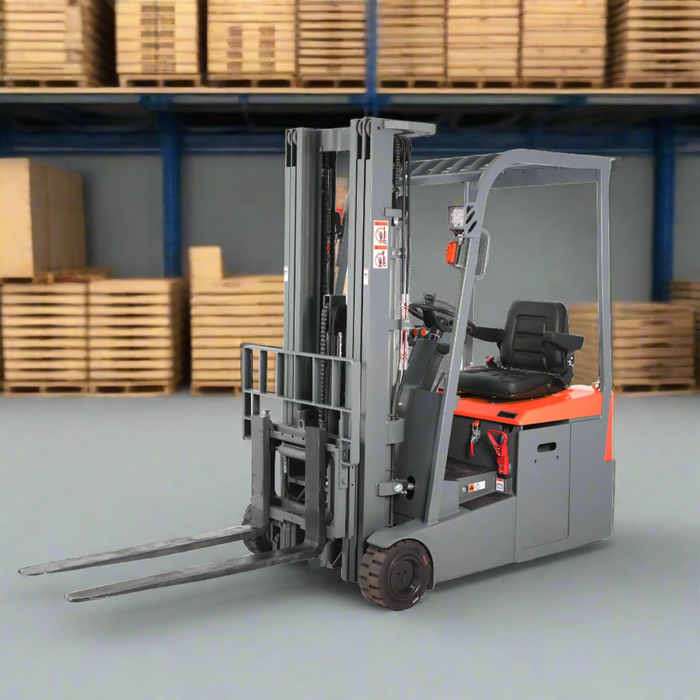 3 Wheel Electric Battery Powered Forklift | 3300 lbs Capacity | Apollolift A-3041