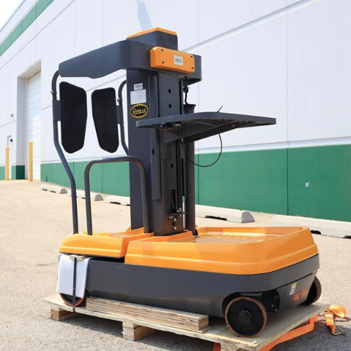 Fully Electric Mini Order Picker With Load Tray | 200 lbs Capacity | Apollolift A-5001