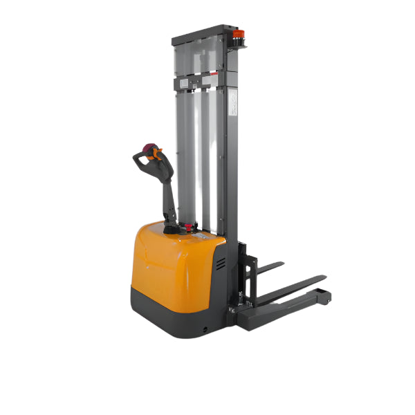 Powered Forklift Full Electric Walkie Stacker | 3300lbs Cap. 98