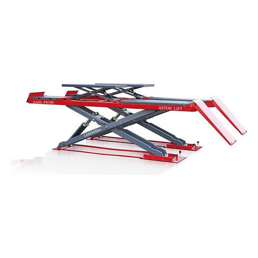 Scissor Lift | Full-Rise Alignment | 10,000lbs | 72'' Max Lifting Height | Double Scissors | Aston® AASL-FR100