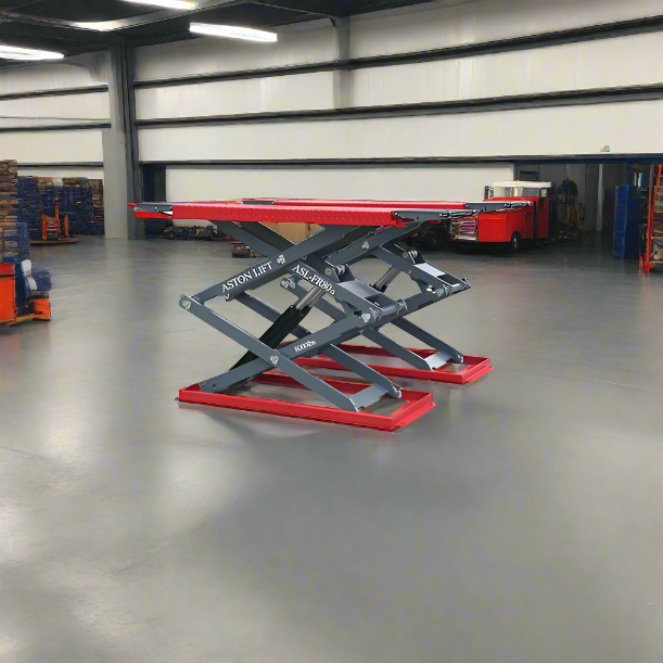 Full-Rise Premium Scissor Lift | 9000lbs | 72'' Lifting Height | Aston® ASL-FR9011