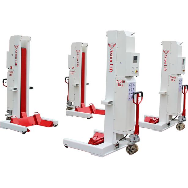 Mobile Column Lift | 88,000 lbs | 72'' Lifting Height | Set of 4 | Aston® AML-2204Y