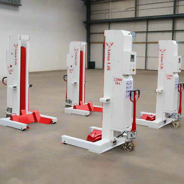 Mobile Column Lift | 88,000 lbs | 72'' Lifting Height | Set of 4 | Aston® AML-2204Y