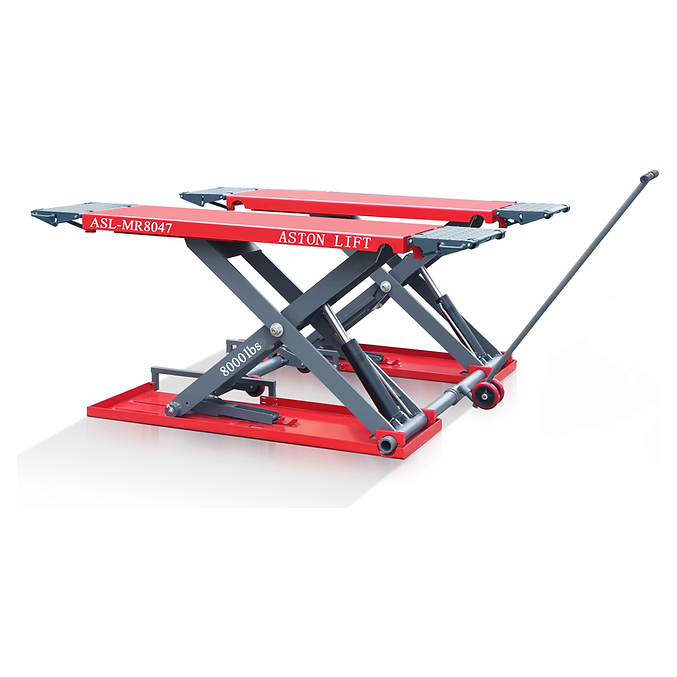 Mid-Rise Scissor Lift | 8000 lbs | 47'' Lift Height | Aston® ASL-MR8047