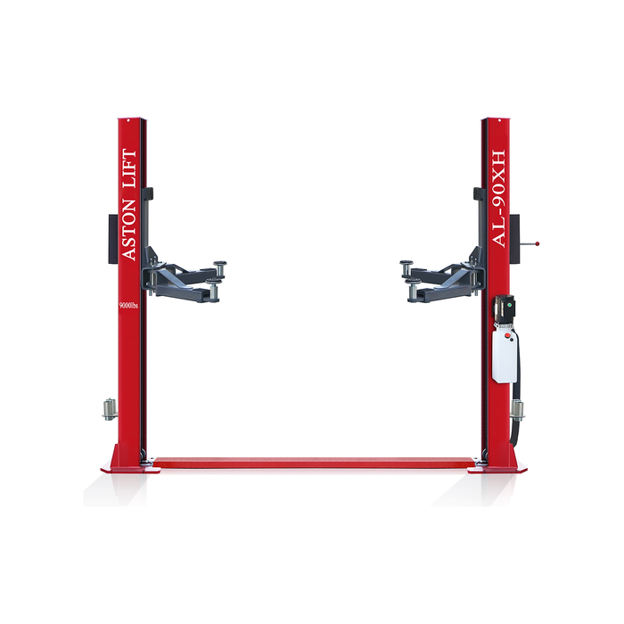 Car Lift | Symmetric Base Plate | 220V | 9000 lbs. | 2 Post | Aston® AL-90XH