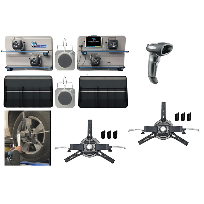 Atlas Edge TD2.0 WiFi Alignment System – Premium 4-Wheel Wireless Alignment